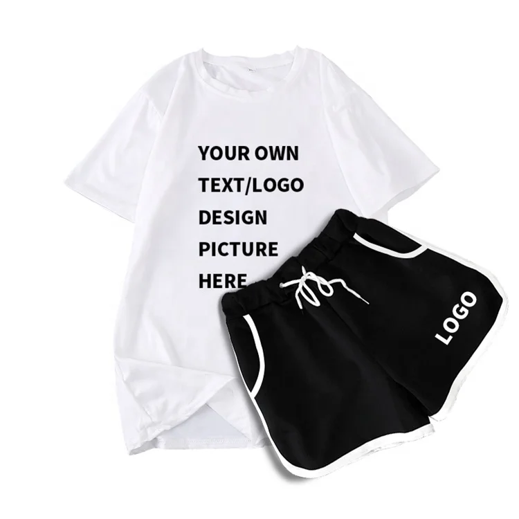 

Summer Fashion New Style Ladies Clothing Short-sleeved T-shirt Shorts Suits