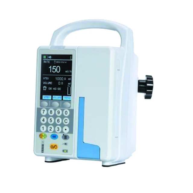 Medical Hospital 3.2 inch Color TFT Display Infusion Pump Cheap Price