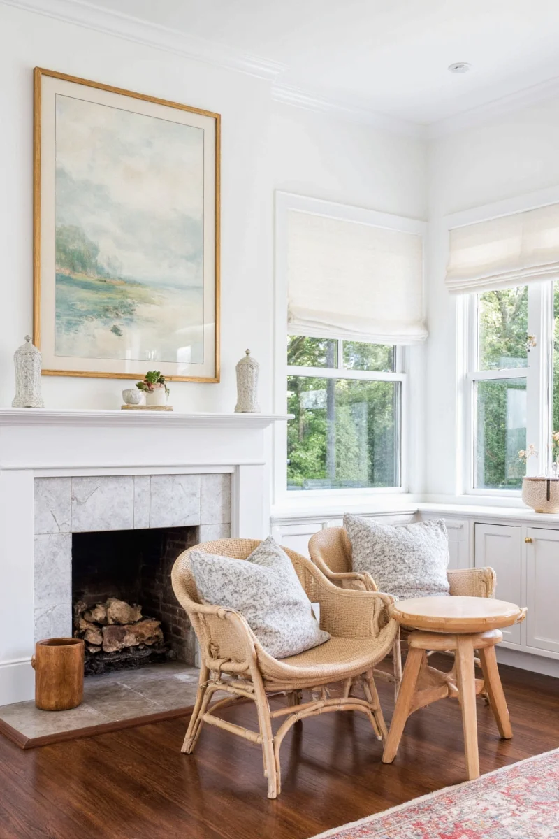 Light gray painted wall with subtle texture and wipes clean easily.