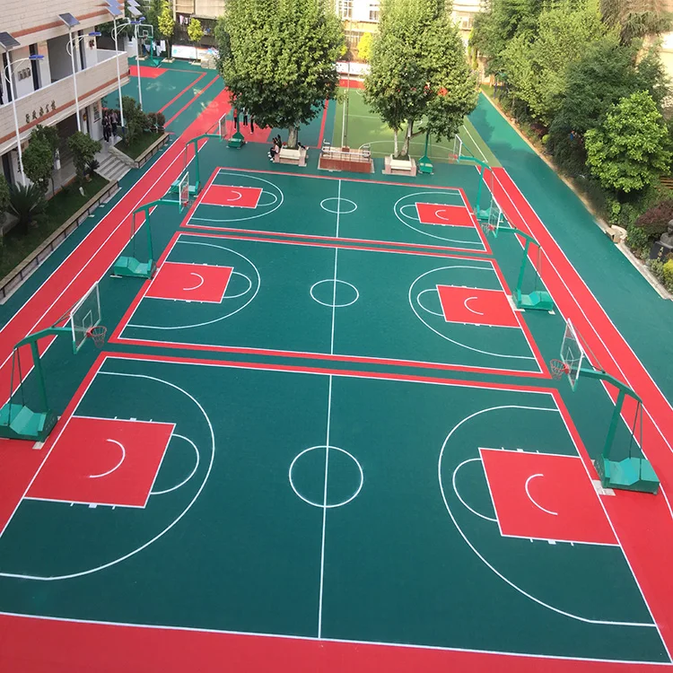 

plastic interlocking flooring basketball court