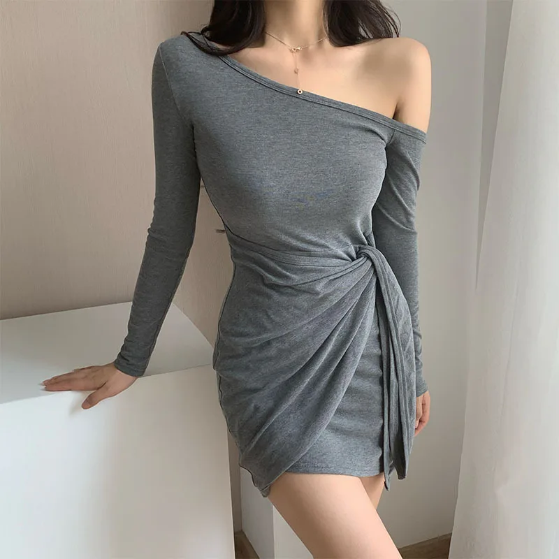 

FS1194D 2020 Autumn latest design women fashion bandage dress