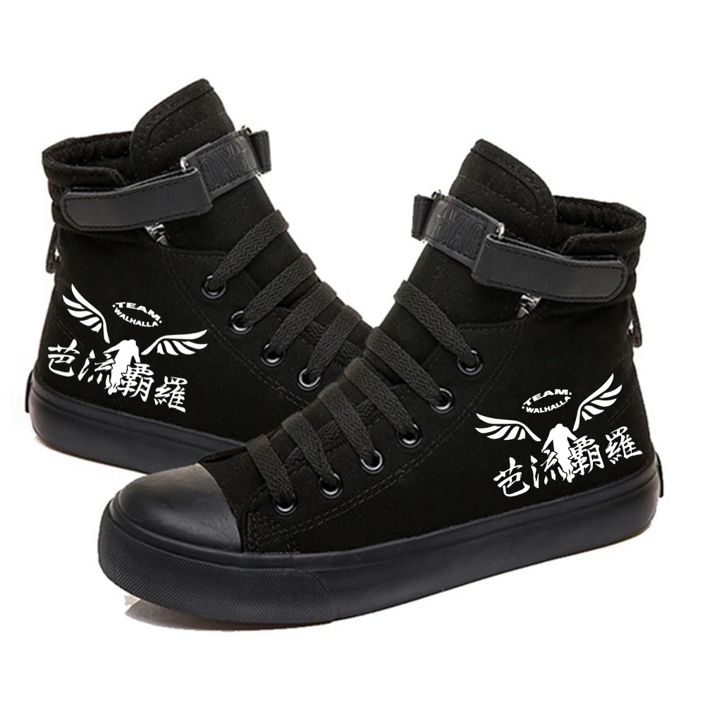 

Hot Japanese Anime Tokyo Revengers Canvas Shoes Men Streetwear Cozy Sneakers Anime Shoes