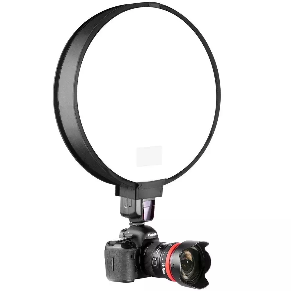 

30cm/12" Portable Mini Round Studio Softbox Photography Flash Diffuser Softbox for Yongnuo Speedlite