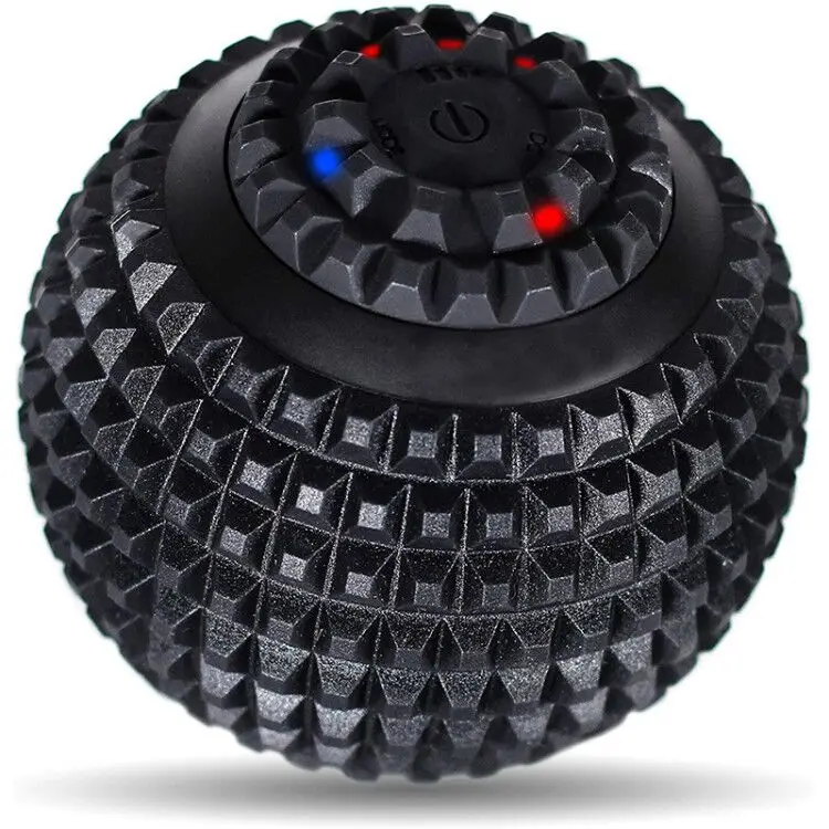 

Compact Muscle Roller silicone massage ball vibration Deep Tissue Muscle Therapy electric massage ball, Black