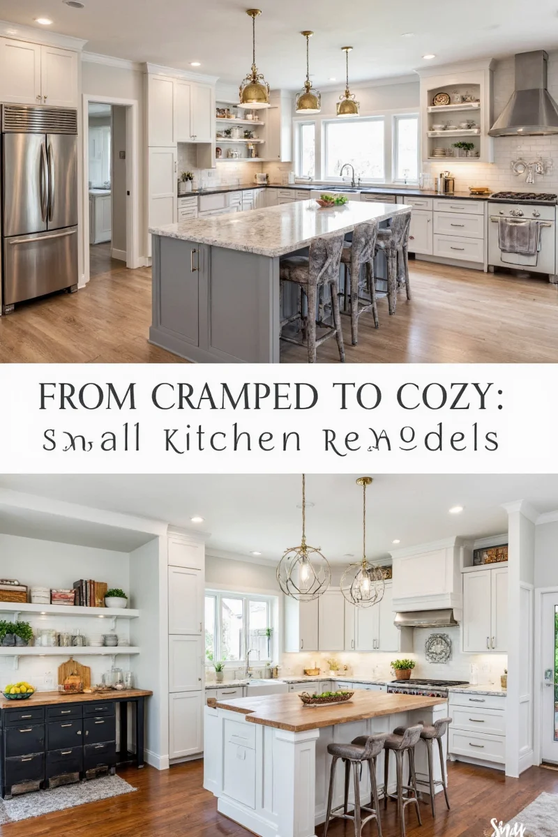 from cramped to cozy small kitchen remodels before and after that ll make you say wow