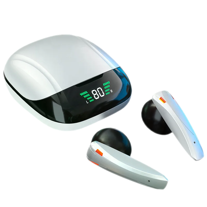 

2021 Amazon Hot Sale Hi-Fi Headset E68 Battery Display Noise Reduction Buy Fashion Rechargeable Wireless Earphone, White