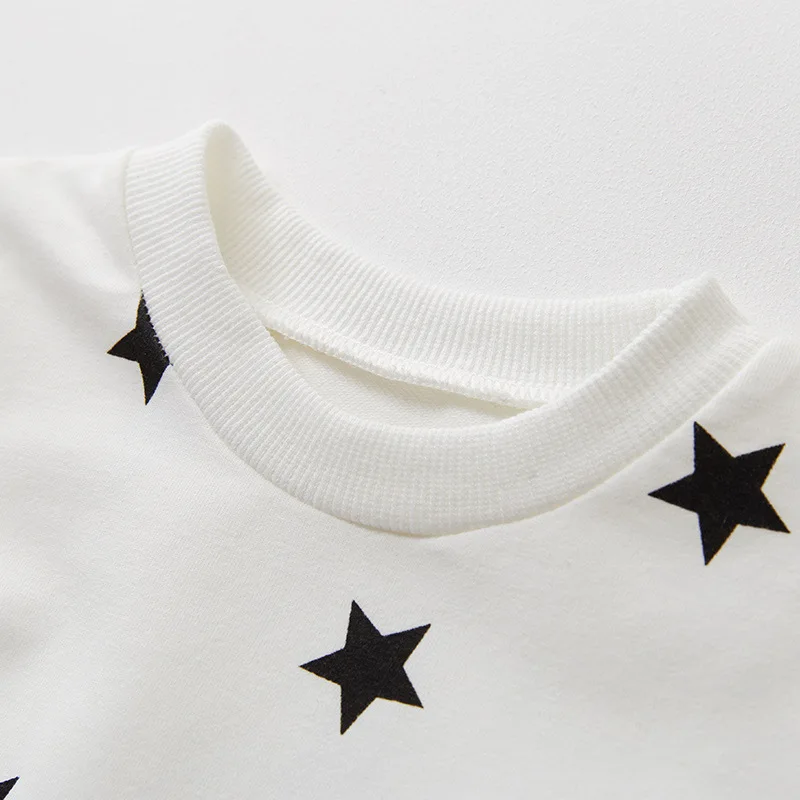 

Baby Long-sleeved Baby Fart Clothes Autumn Star Printed Baby Jumpsuit