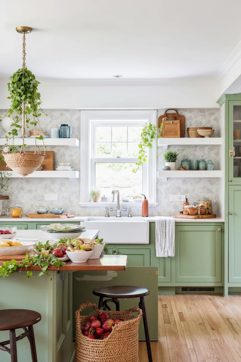 7 greenery decor ideas that ll make your kitchen the coolest spot in the house even if you can t cook