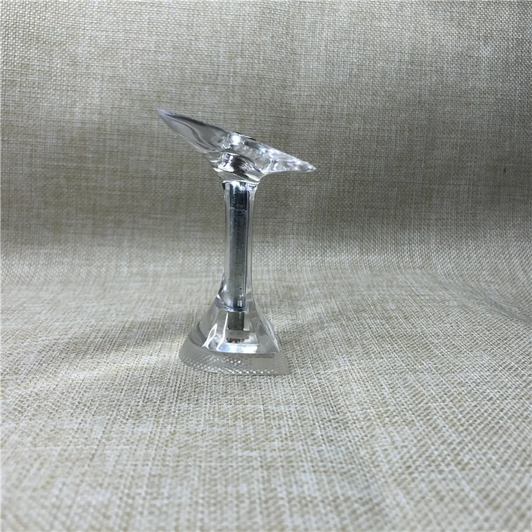 

Wholesale 7.3 cm transparent crystal heel for Pump heel