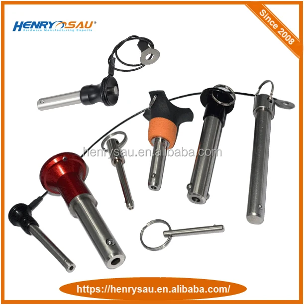 Factory Manufacturing Quick Release Safety Pin With Lanyard Quick