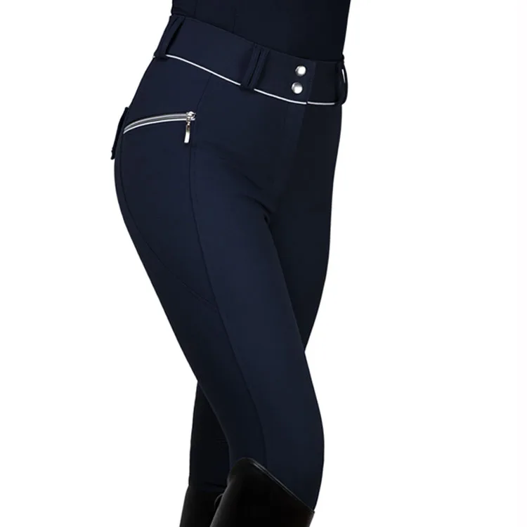 
Custom rider wear equestrian breeches front zip laiders horse riding jodphurs 