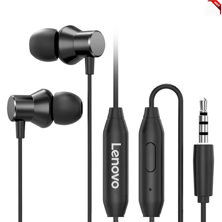 

Original Lenovo HF130 High Sound Quality Noise Cancelling ANC In-Ear Wired Control Earphone auriculares lenovo