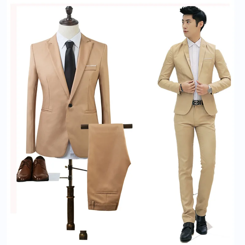 

2021 Young suit best man shirt wedding wear professional formal suit men's business casual suit