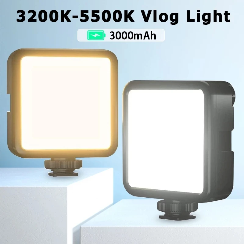 

Ulanzi VIJIM VL81 3200k-5600K 850LM 6.5W Dimmable Mini LED Video Light Smartphone SLR Camera Rechargable Vlog Fill Light