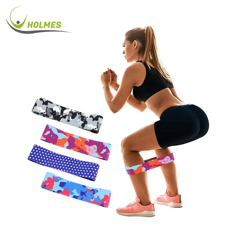 

Private label yoga stretch power comfort women hip bands, Pink/blue/purple/custom