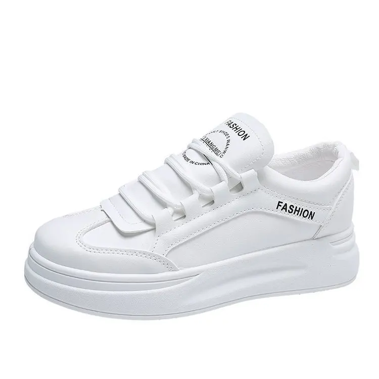 

SP309 2021 spring platform sneakers new white sports casual shoes for women, Pictures shown