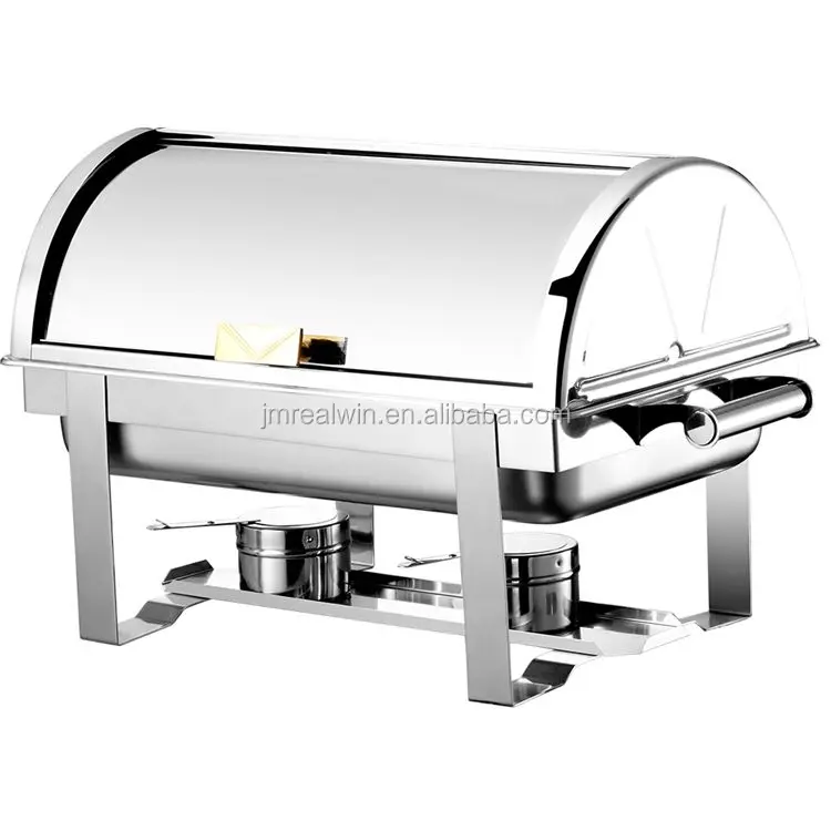 9l Half Roll Top Ss Chafing Dish Price In Dubai Buffer Set Buy