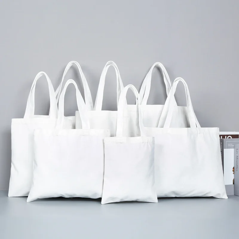 

Economical Cotton Tote Bag, Lightweight Medium Reusable Grocery Shopping Cloth Diy Bags, Customized