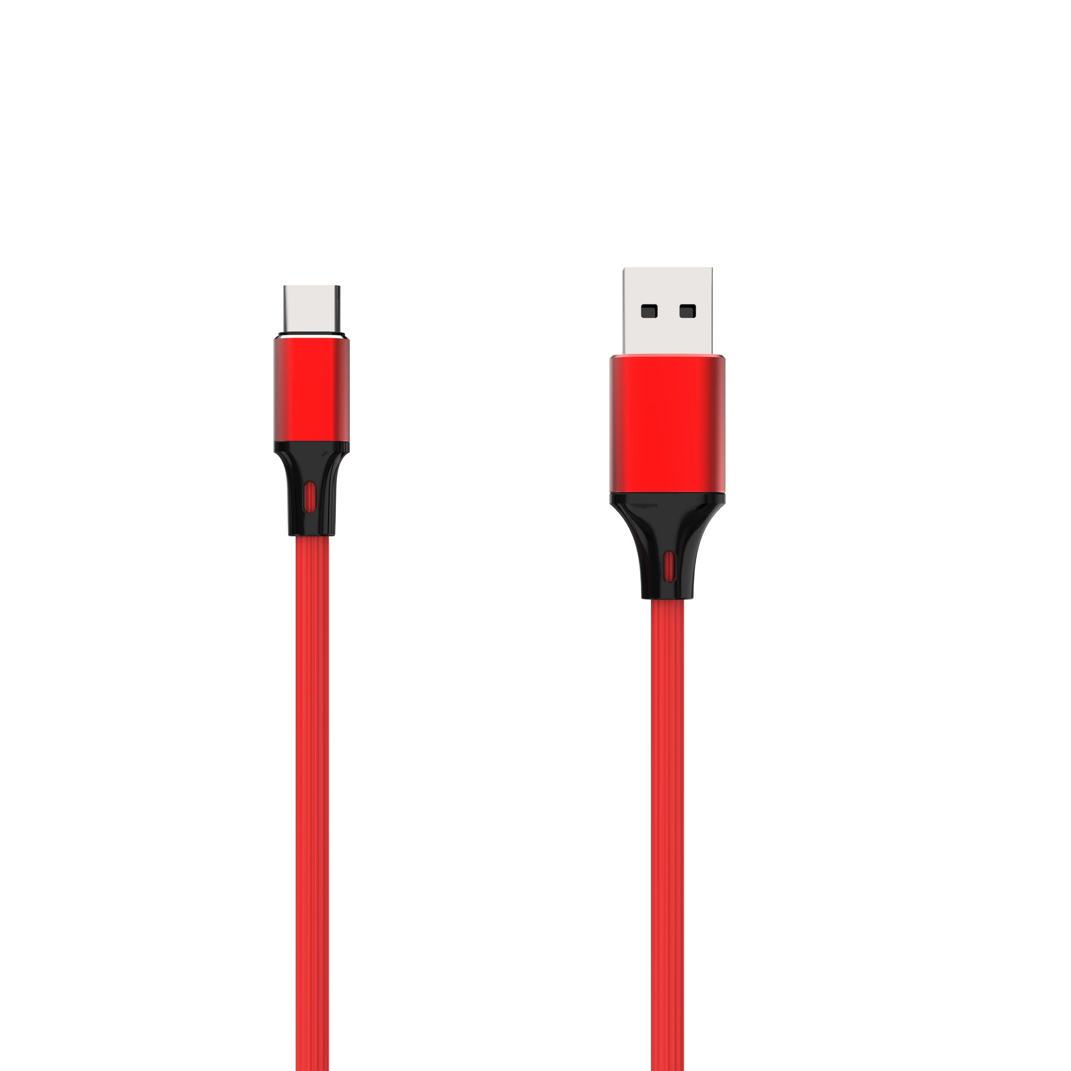 

General purpose data cable Brushed texture usb data charging cable Mrcro / Type-c / Lightning