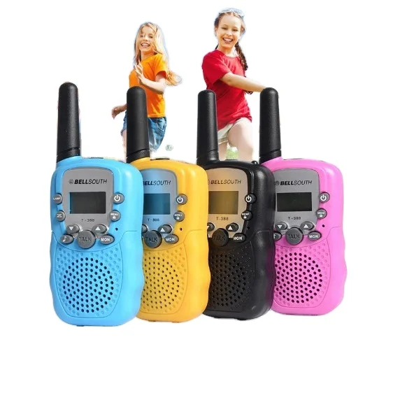 

Radio Walkie Talkies for Kids, Mini 22 Channels Radio Toy, 3 Mile Range Kids Walkie Talkies for Outside Adventures with LCD Flas, Yellow, black, rosered, blue