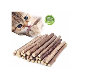 Image of Leyou Pet Cat Cleaning Teeth Sticks silvervine matatabi sticker