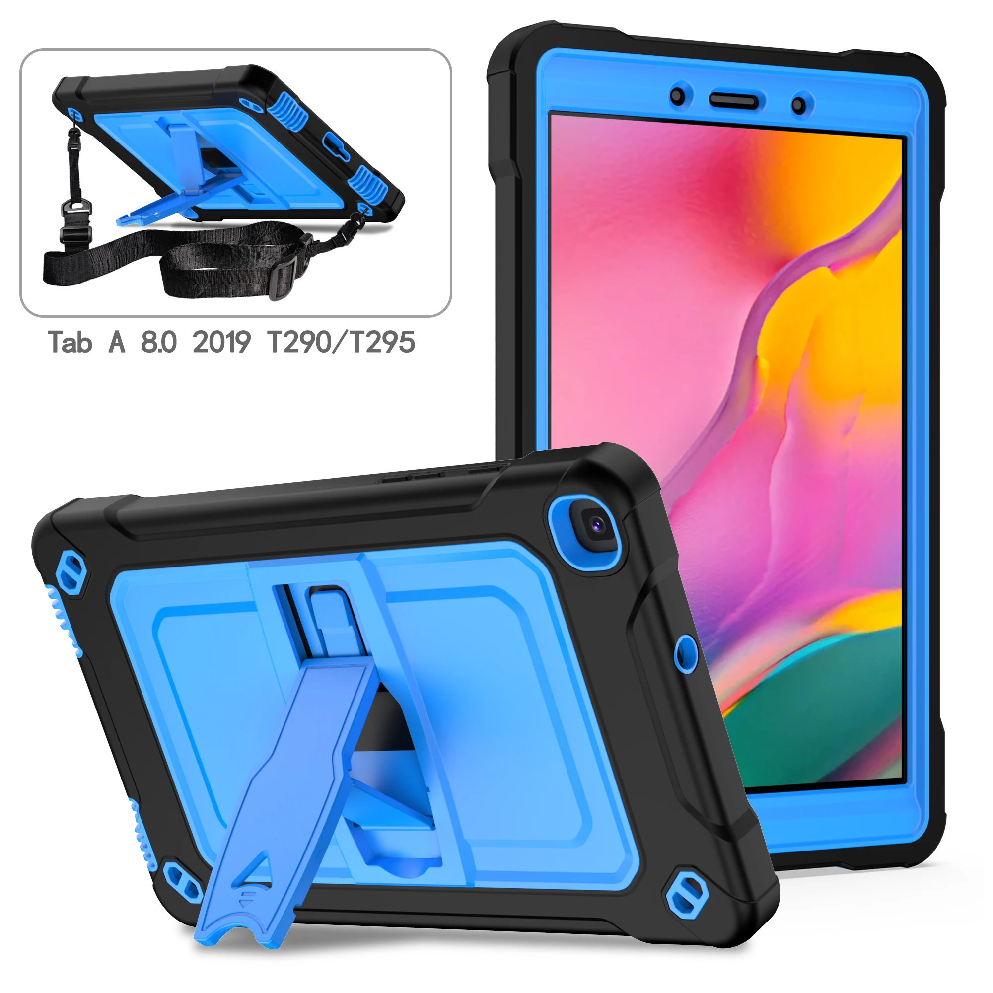 

Shockproof PC TPU Protective Cover Tablet Case For T290