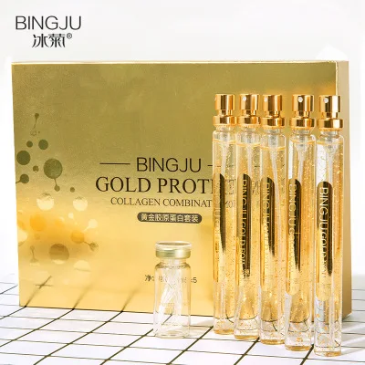 Gold Protein Peptide Line Carving Essence Water-soluble Collagen Fade Fine Lines Thread Lift Line