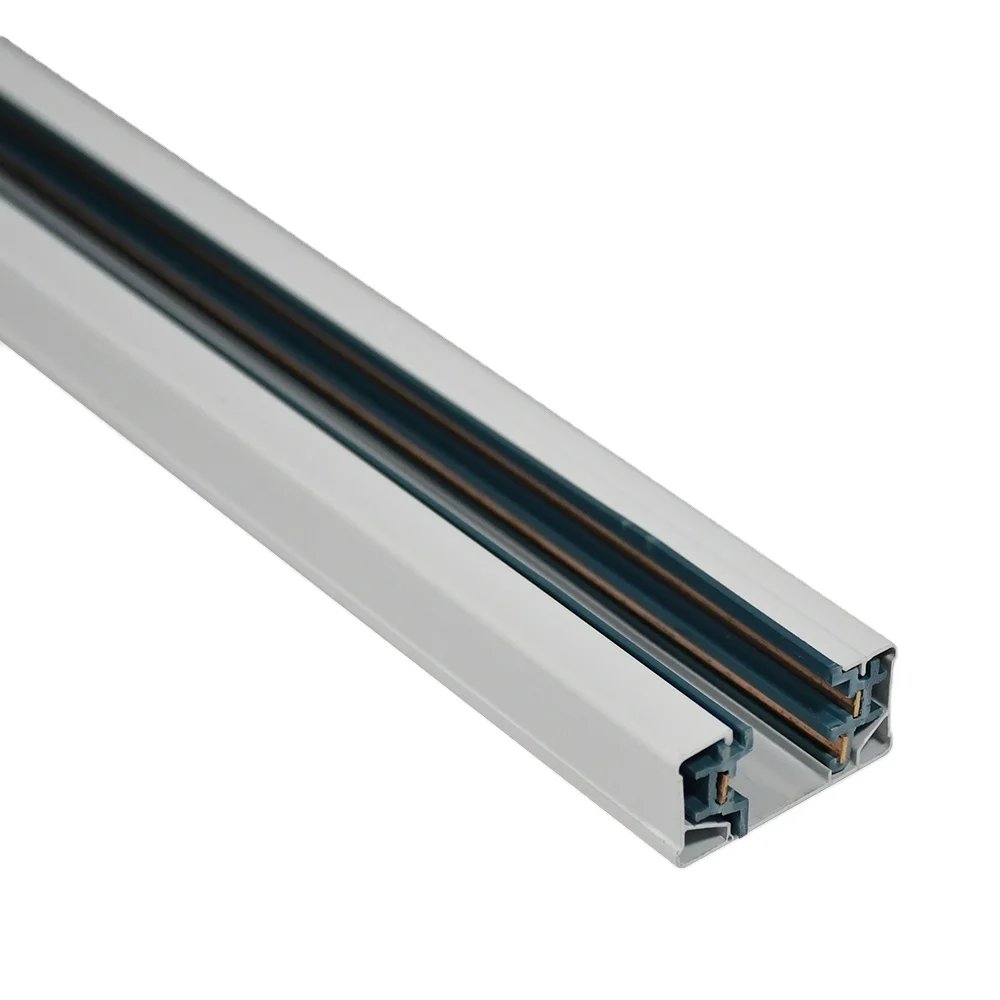 White Types 3 Wires Track Bar LED Track Lighting Rail