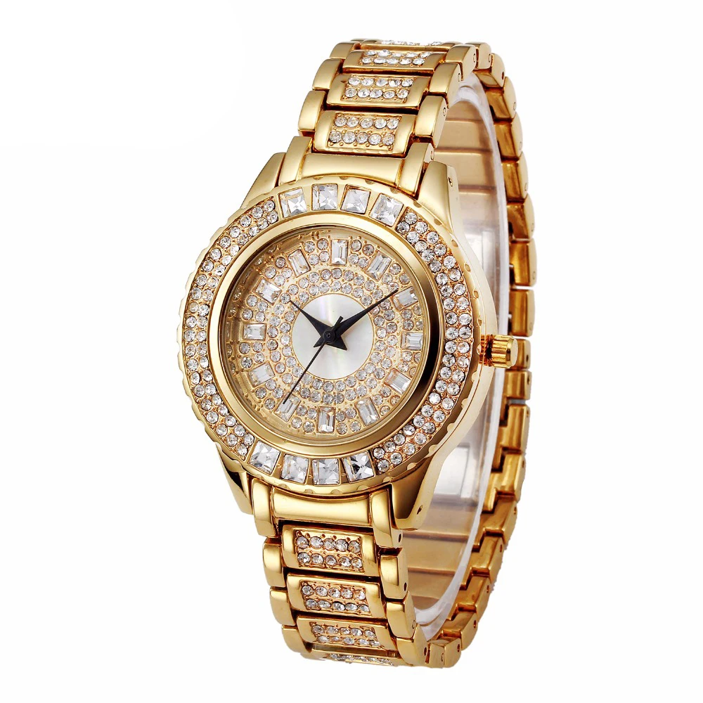 

Fashion Women Watch with Diamond Top Luxury Brand Ladies Casual Crystal Watches Relogio