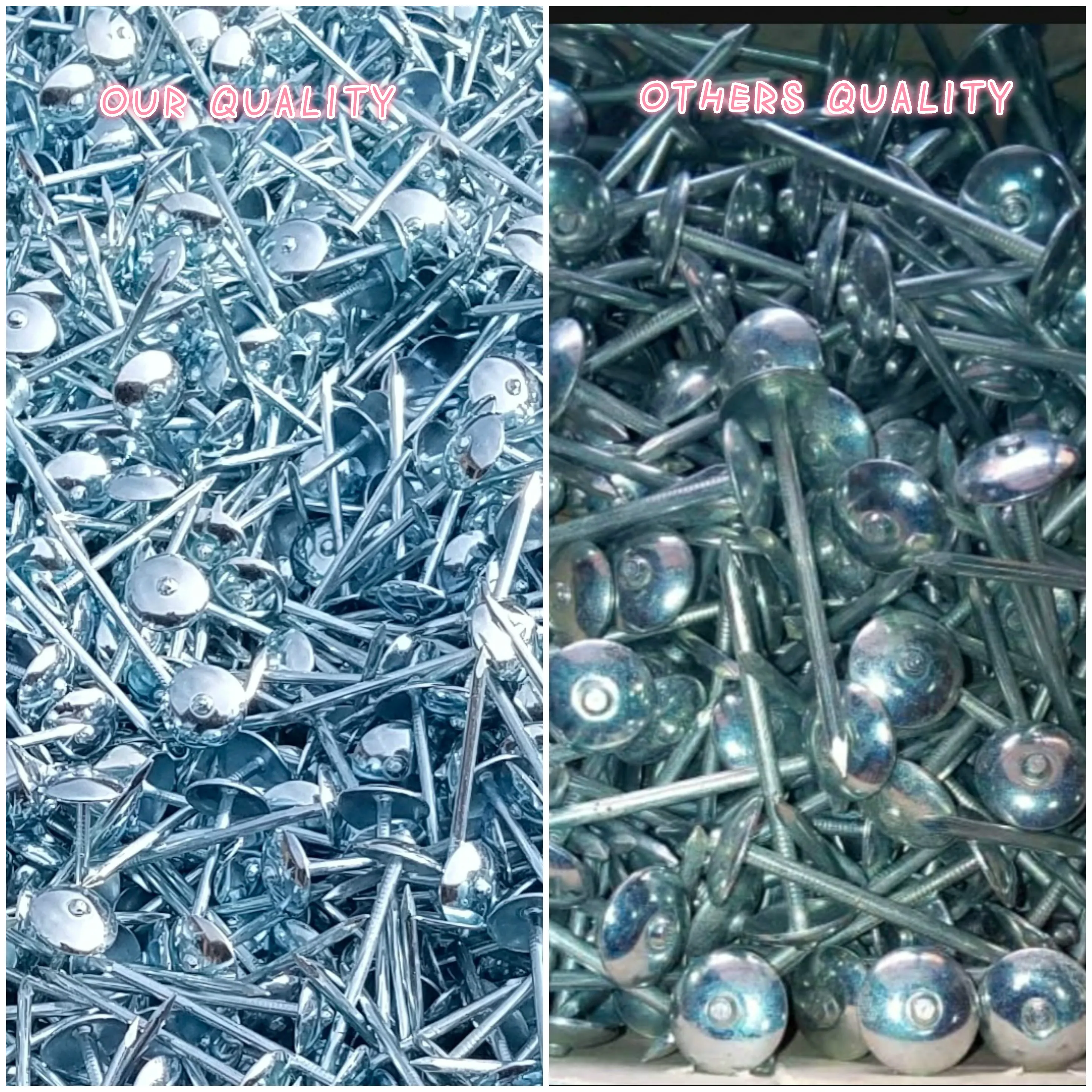 smooth/twisted Umbrella Head Roofing Nail for Nigeria 10bwg 2.5inch