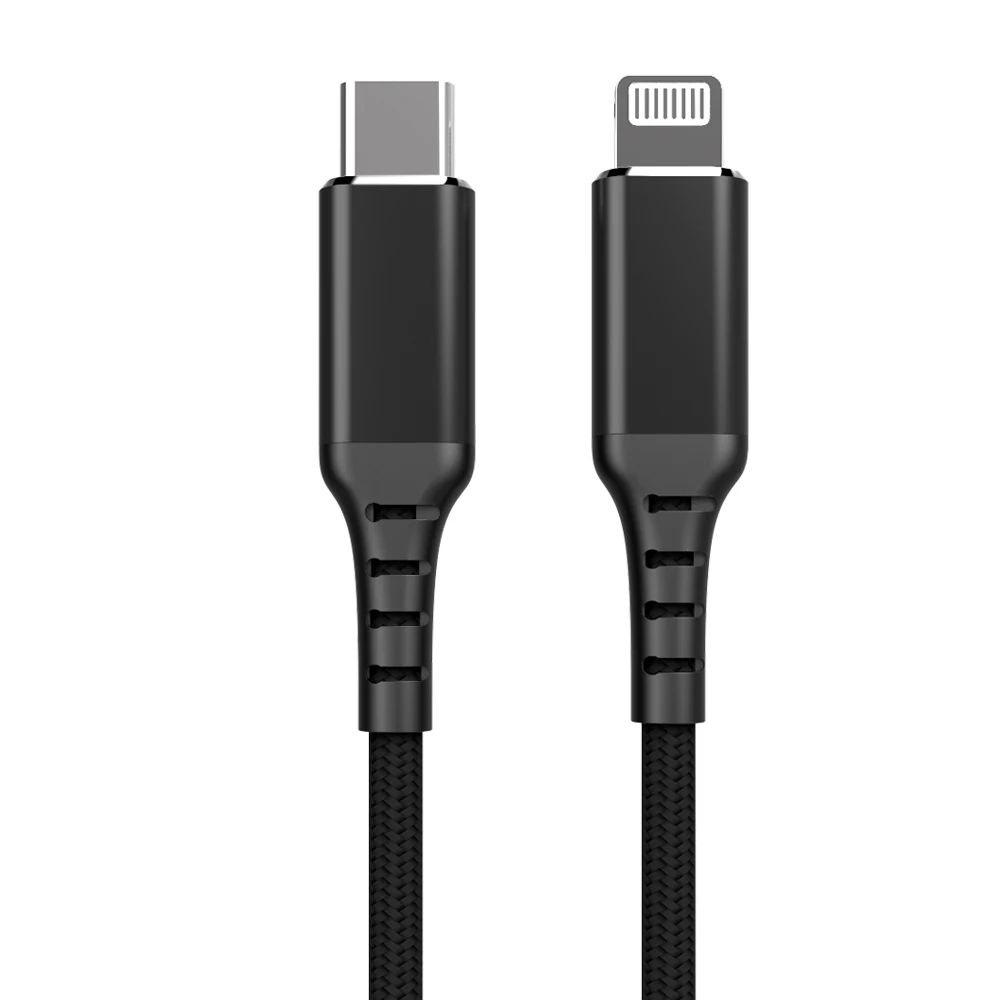 

Phone Cable Original C94 Chip MfI Certified USB Type C Cable For Lightning Made For iphone/ipad/ipod Pd 18W Faster Charger Cable, Black/white