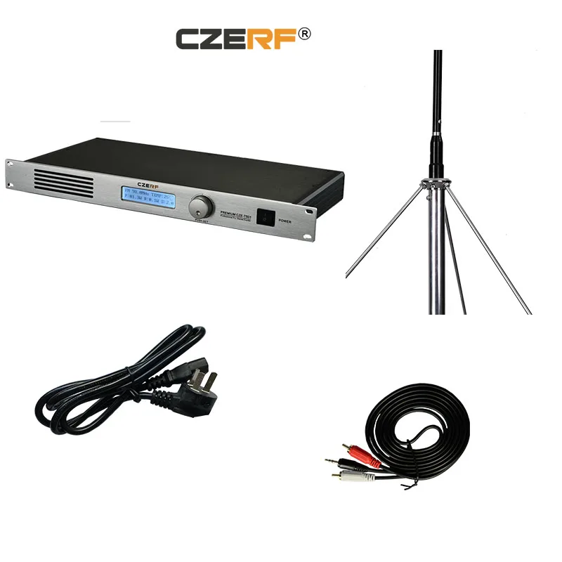 

CZERF 50 watts Radio Station FM broadcast equipment Transmitter for sale, Silver