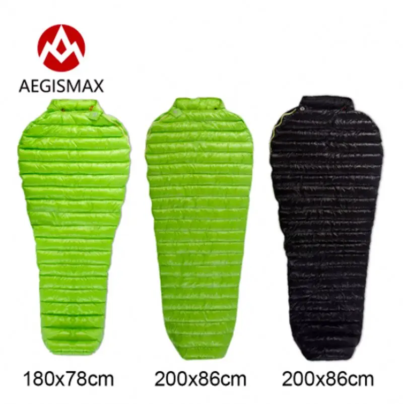 

Lightweight Backpacking Envelop Sleeping Bag for Hiking and Camping Outdoors, Green/black