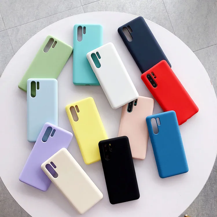 

Color Frosted Silicone Phone Case For Xiaomi Redmi 9i 9c 9a 9 note9s note8 pro note 9T Matte Thin Soft Tpu Back Cover Cases, 10 color