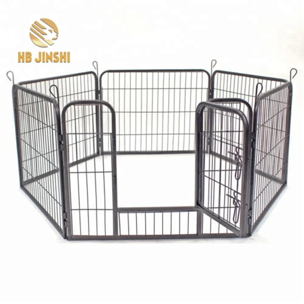 Outdoor Black Playpen Dog Fence Cage Dog Barriers Buy Dog Barriers,Dog Fence,Dog Puppy