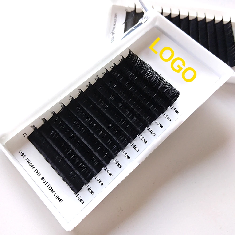 

Hot Selling Eyelash Extensions Private Label Supplies Mink Volume Individual Eyelash Extension