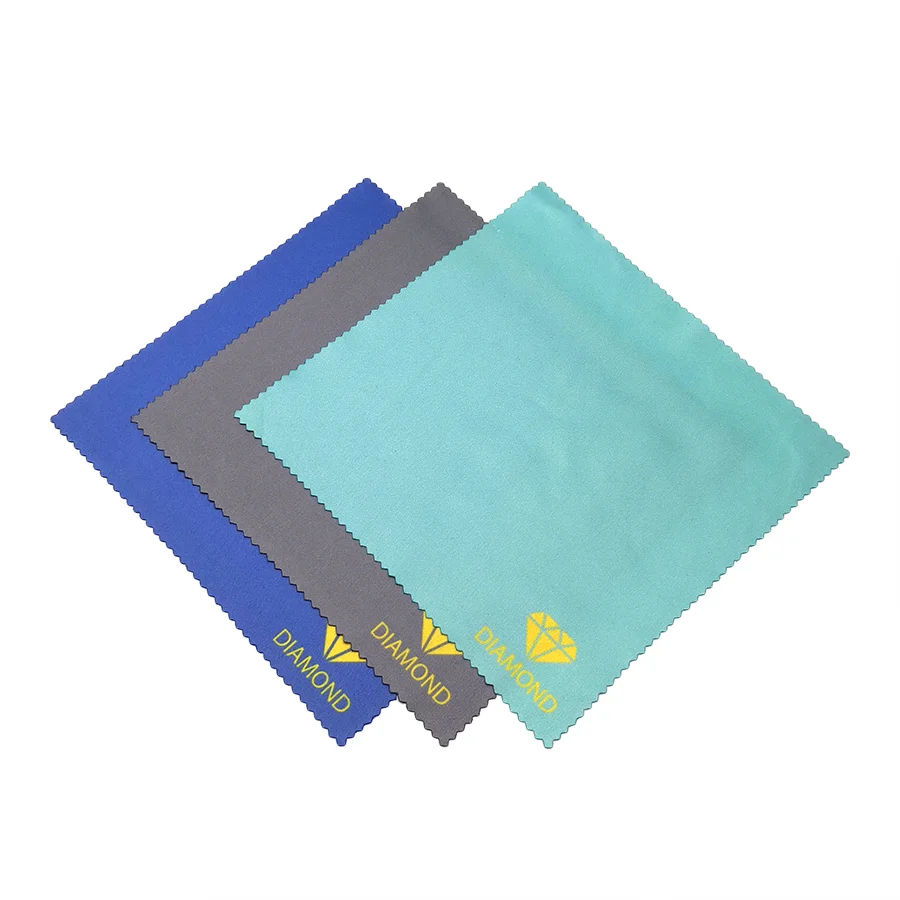 

Custom Logo Microfiber Silver Polishing Cloth Jewelry Cleaning Cloth, Customized