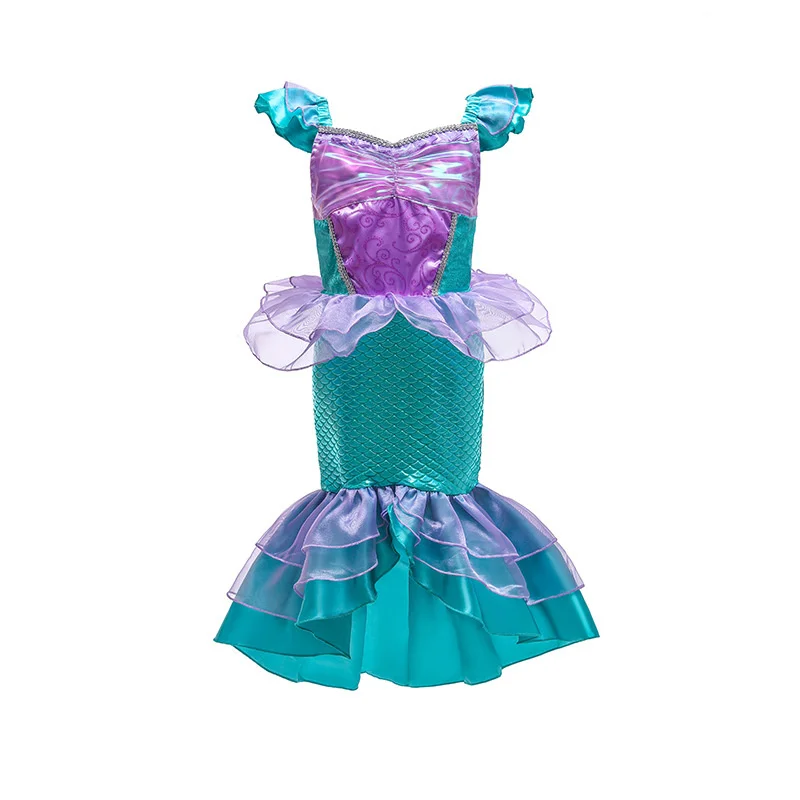 

2022 Hot sale Mermaid girl Halloween Christmas Costume Mermaid Kids cosplay dress