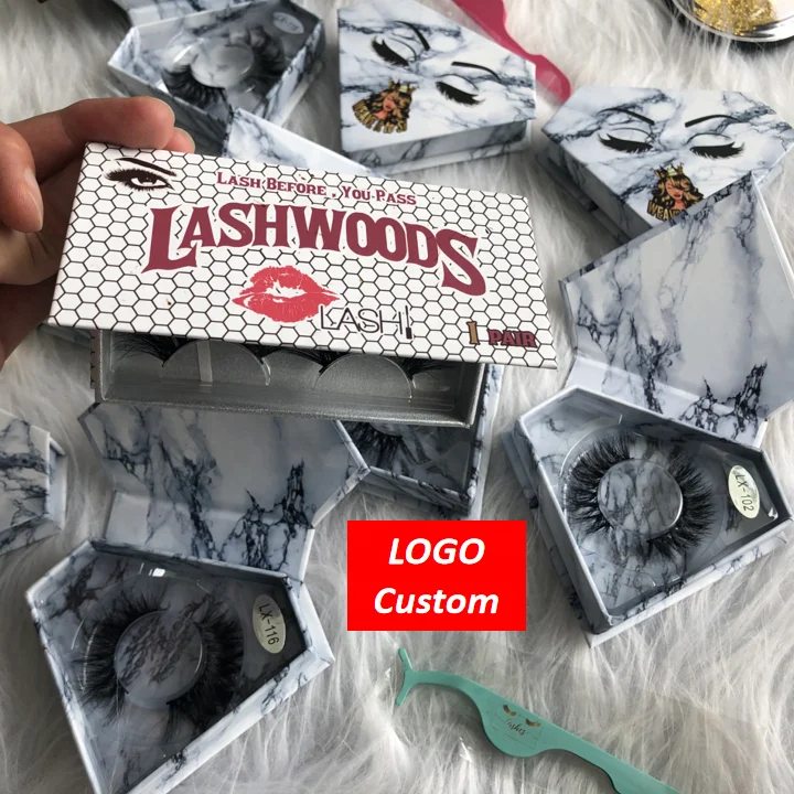 

Sample Free wholesale custom boxes 5D 25mm mink eyelashes wholsale