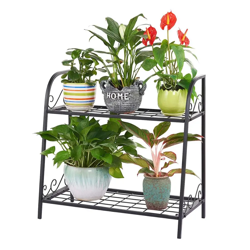 Indoor Outdoor Metal Plant Stand Multi Purpose Potted Plants Indoor Outdoor Metal Plant Stand Multi