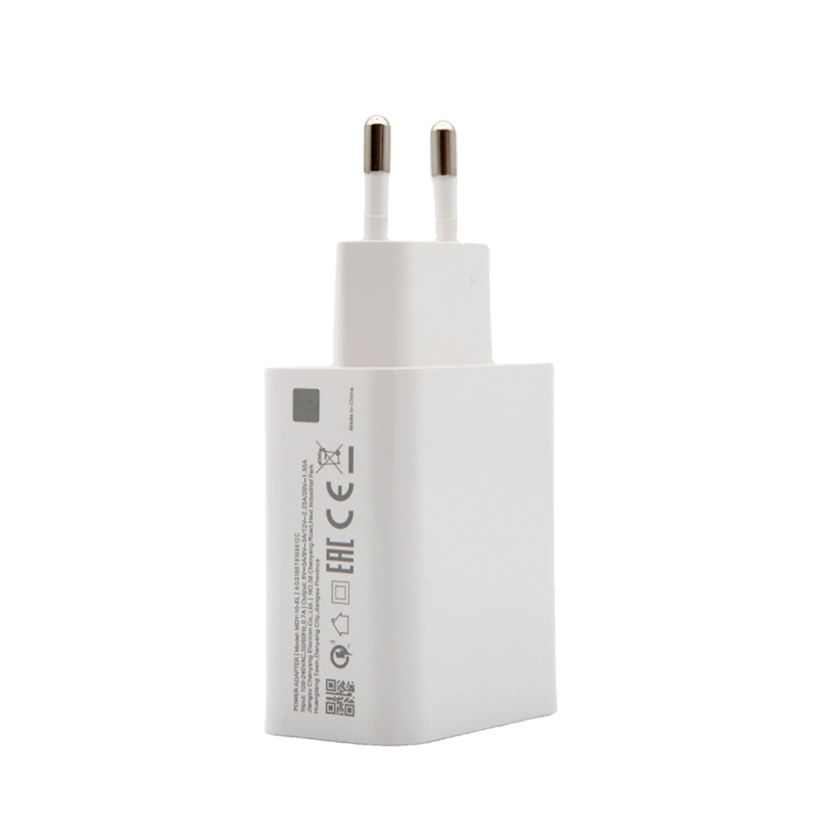 

hot sale for xiaomi Mi 9 Fast Charger QC3.0 27W Wall Usb type-c quick charger adapter for K20 pro 8 mix 3 EU MDY-10-EL, White
