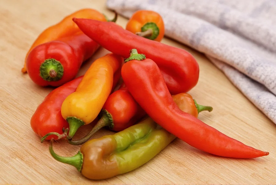 Giardiniera peppers in a jar