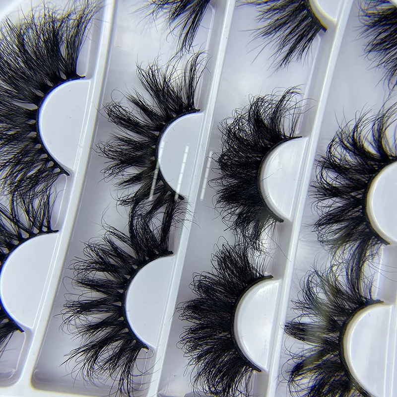 

AG02 2021 new arrivals Free sample factory wholesale black vegan lashes mink lashes eye lashes, Black color