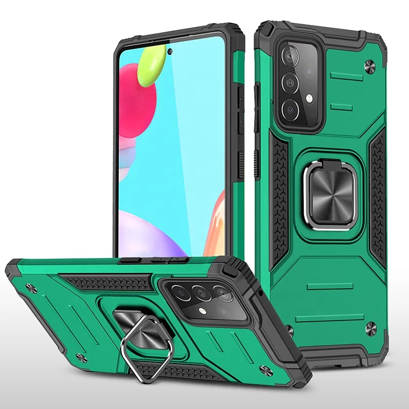 

New product 2 in 1 hybrid heavy duty phone cases For Samsung galaxy A52 mobile phone kickstand case, Multi colors