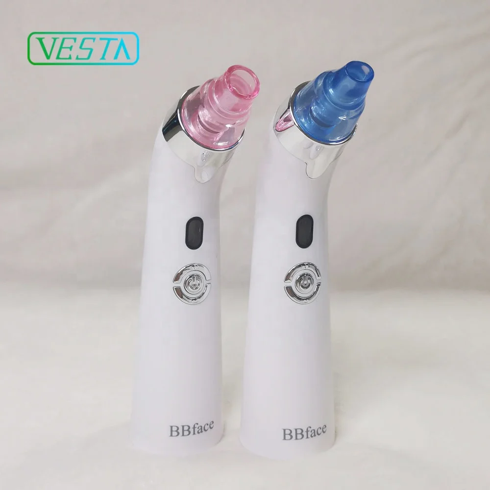 

new bbface#2 9.9$ low price Vesta Pore Vacuum Blackhead Remover Vacuum Facial Acne Beauty Care Blackhead Remover For Home Use, Blue/pink