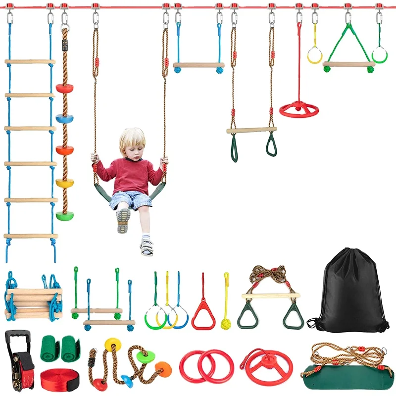 

Children Outdoor Playground Climbing Equipment Set, Various
