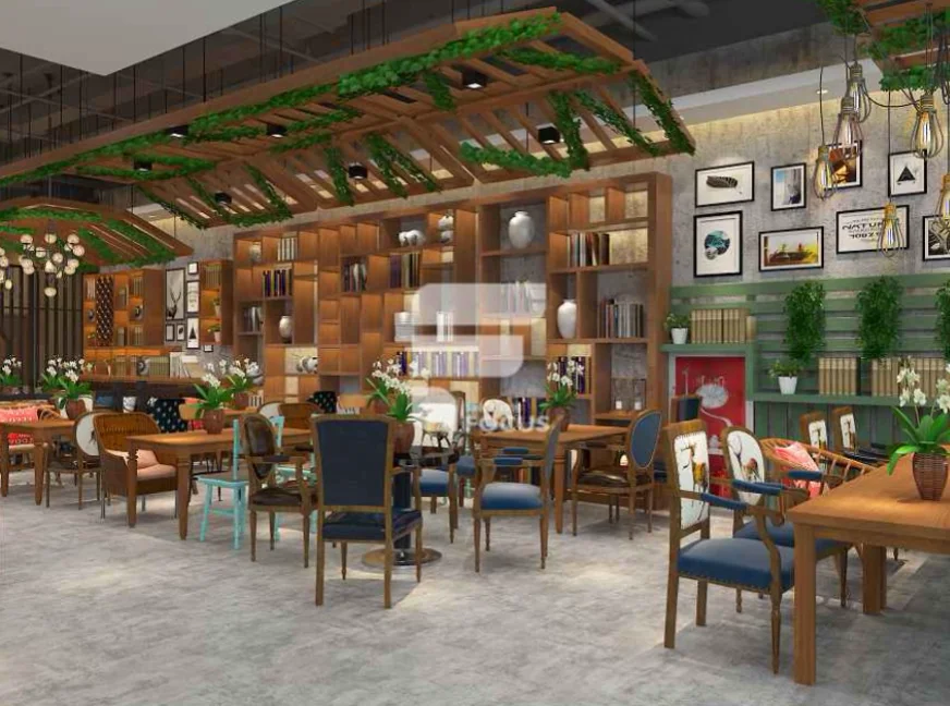 Coffee Shop Interior Design And Decoration Cafe Furniture Wholesale