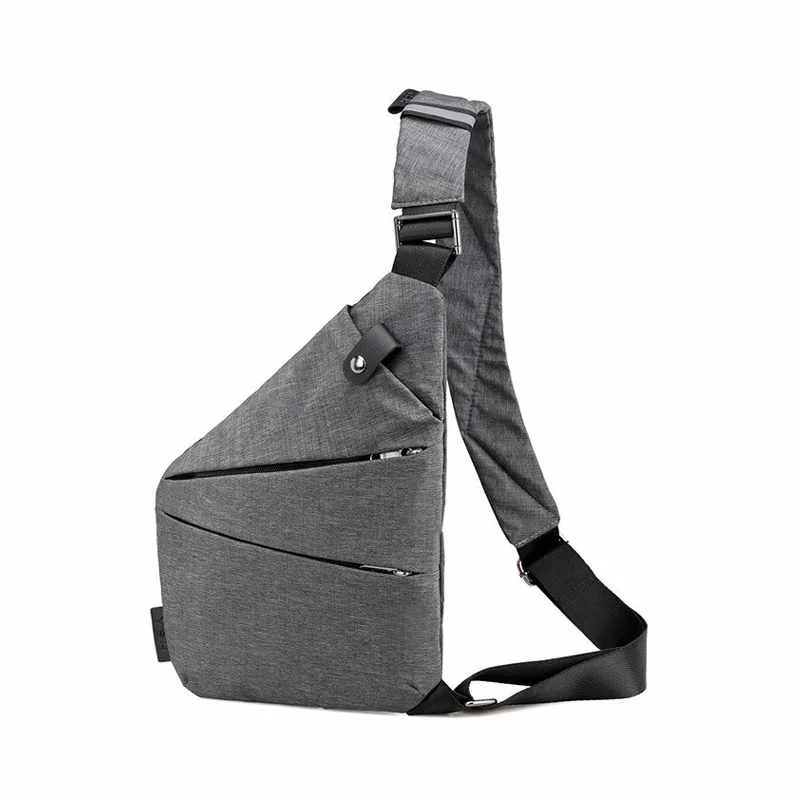 

Custom Logo Sport Crossbody Messenger Light Weight Small Cross Body Sling Bag Men Shoulder Chest Bag For Travelling, Dark gray, or customized