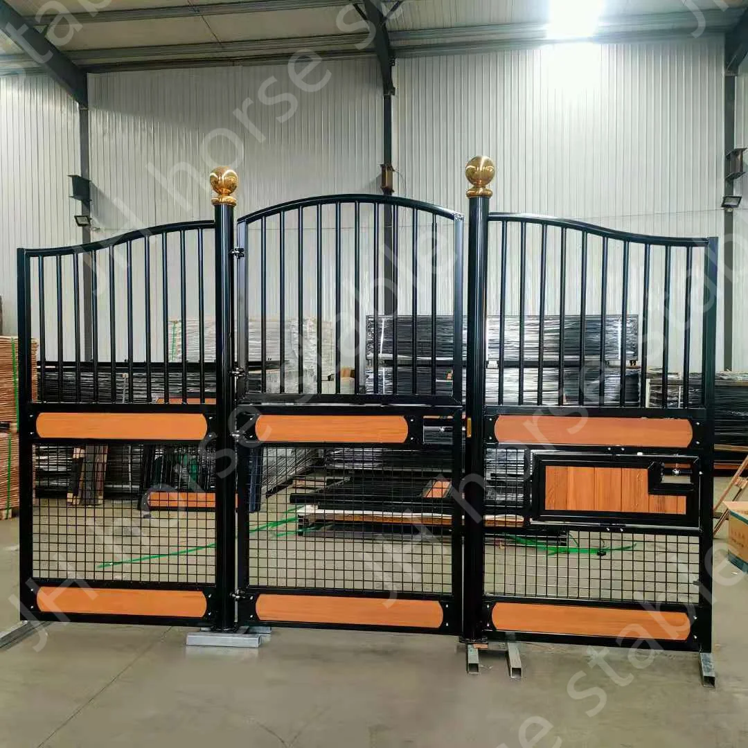 

Custom Indoor Horse Riding High Quality Durable Anti Rust Steel Horse Stable