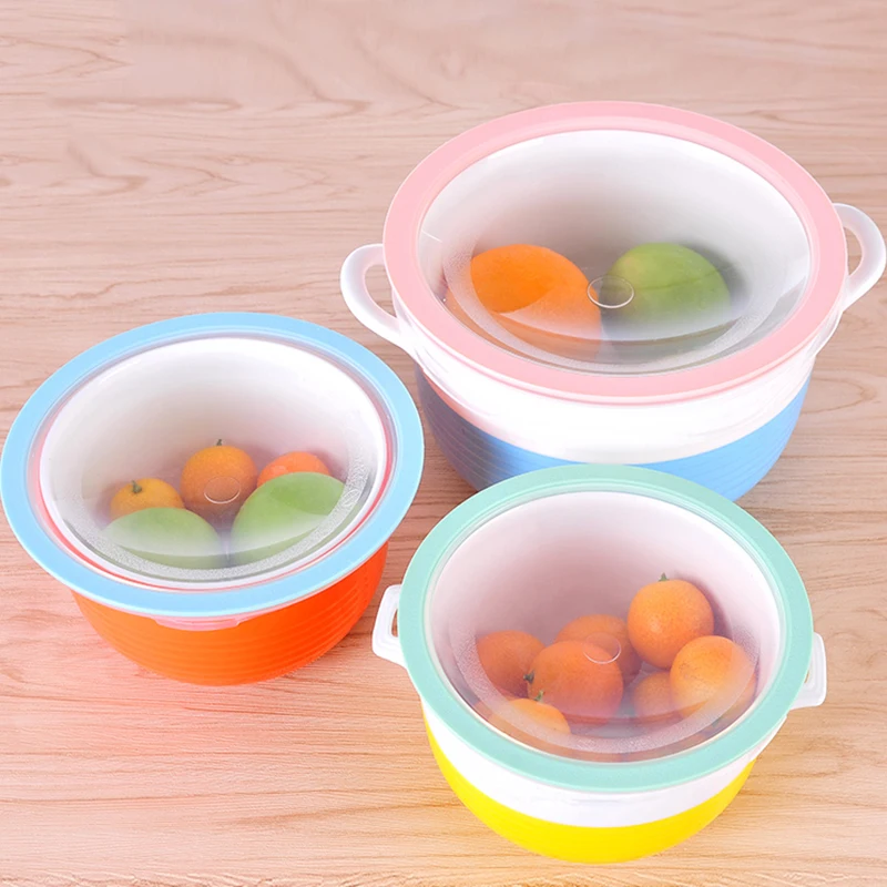 

6 Pcs / Set Food Non Spill Fresh Food Safe Different Color Silicone Stretch Covers